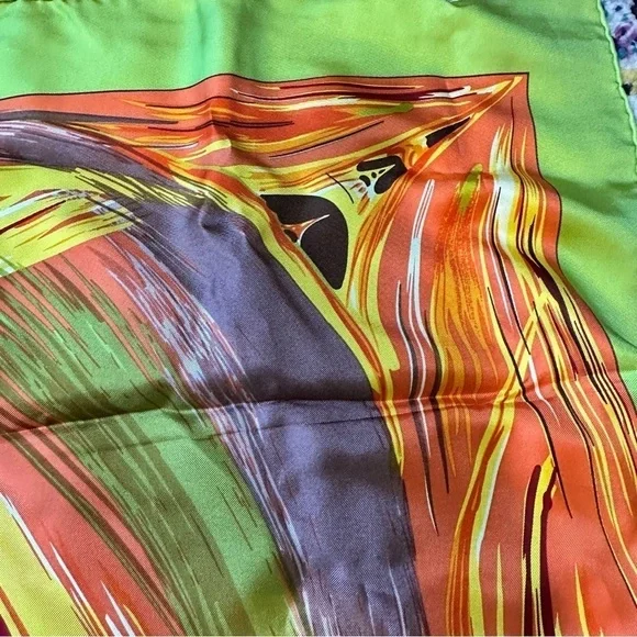 Hermes La Tour Eiffel S’Envole Silk Printed Scarf With Bag New - Picture 4 of 8